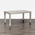 Modern Cb2 Matera Modern Outdoor Slatted Dining Table – Light Grey For Sale - Image 3 of 7