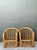 Late 20th Century Vintage Stacked Rattan Lounge Chairs - Pair For Sale - Image 5 of 12