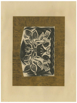 Nathan Altmann, The Doves, 1923, Lithograph