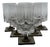 Berlin Smoke Foot Wine Glass by Georg Jensen for Rosenthal Studio Line, 1960s, Set of 6 For Sale