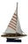 Vintage Sailboat Model For Sale - Image 4 of 6