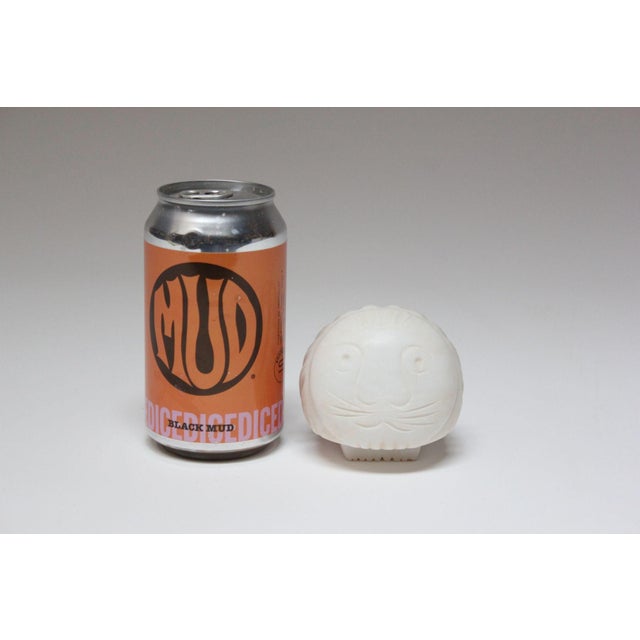 Vintage Italian Alabaster Lion Sculpture / Paperweight For Sale - Image 9 of 12