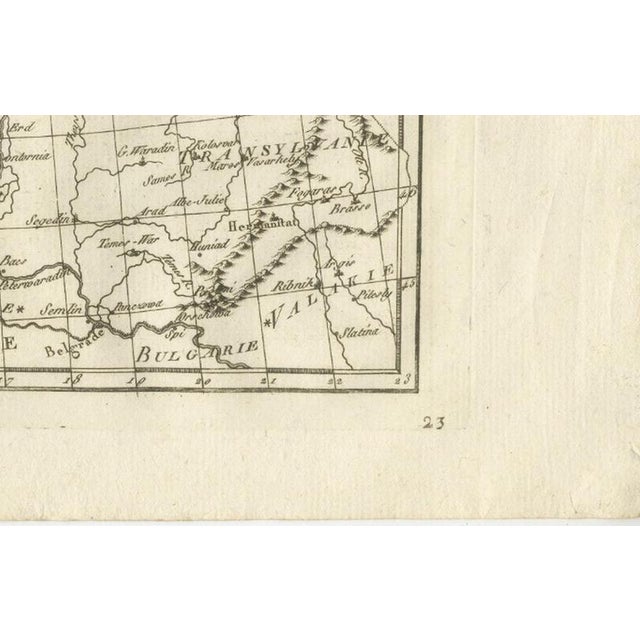 Antique German Enlightenment Map by Rigobert Bonne, 1780 For Sale - Image 11 of 12