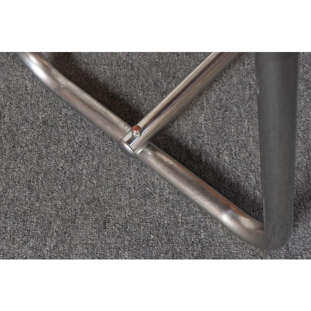 Bauhaus Desk in Beech, Black Laminate, and Bakelite With Tubular Steel Base For Sale - Image 16 of 18