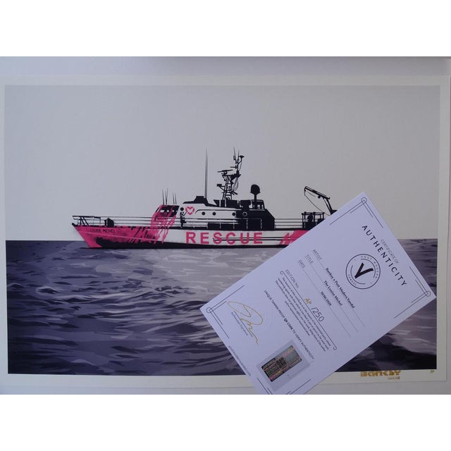 Banksy x Post Modern Vandal The Louise Michel, 2020 Printed on museum quality Hahnemühle fine art paper - 308gsm Limited...