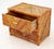 Transitional Vintage Italian Rattan Side Table For Sale - Image 3 of 6