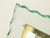 1940s Large Nile Green Chiseled Crystal and Brass Photo Frame from Fontana Arte, Italy, 1940s For Sale - Image 5 of 15