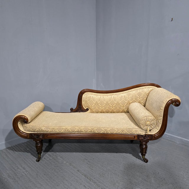 William IV Chaise Lounge, 1820s For Sale - Image 4 of 14