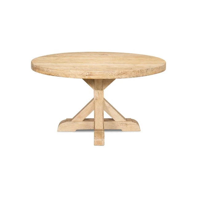 Light Wood Round Dining Table Chairish