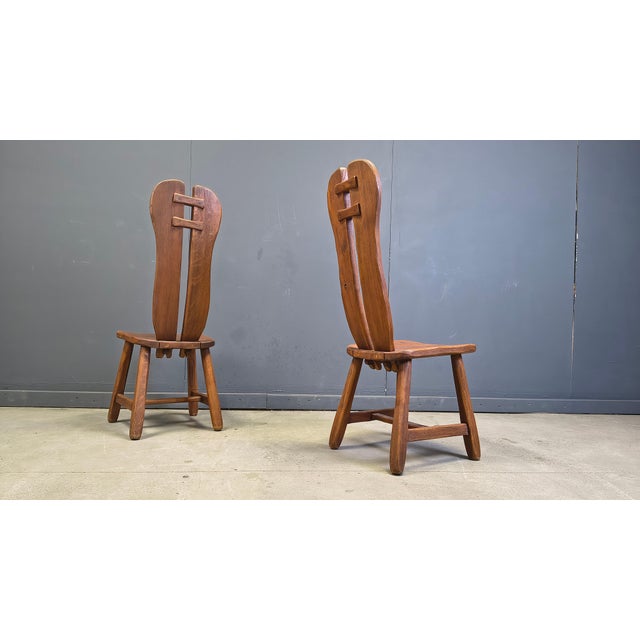 1960s Vintage Dining Chairs from Depuydt, Belgium, 1960s, Set of 4 For Sale - Image 5 of 14