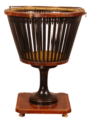 Inlaid Mahogany Planter, 1900s