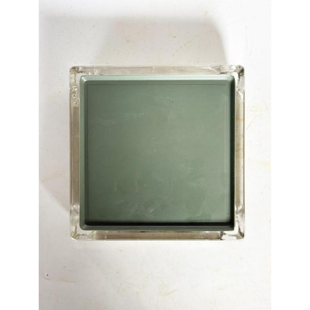 Henriot Champagne Ashtray, Thick Glass, Square Design, France, 1960s For Sale - Image 9 of 13