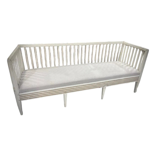 Antique Gustavian Bench/Sofa. 1810-40! For Sale