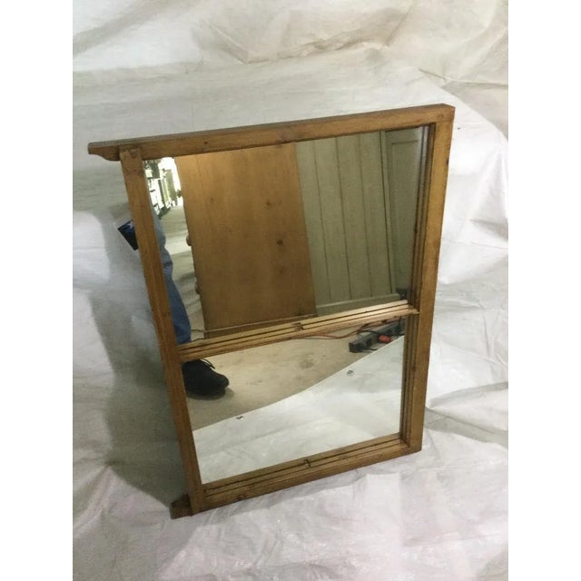 Antique Pine Window Frame Mirror For Sale - Image 10 of 10