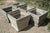 Stone Basket Weave Garden Planters, 1950s, Set of 6 For Sale - Image 7 of 9
