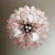 Italian Pink and White Petal Chandeliers, Murano, Set of 2 For Sale - Image 14 of 18