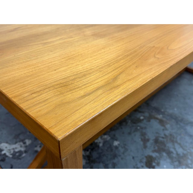 Brown Blu Dot Strut Wood Dining Table For Sale - Image 8 of 12