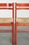 Wood Vintage Wooden Red Chairs with Woven Cane Seat, 1970s, Set of 2 For Sale - Image 7 of 11