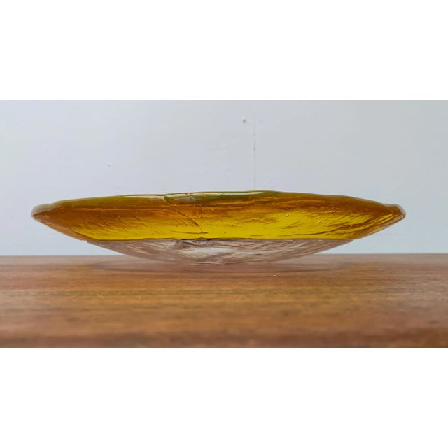 Mid-Century Italian Murano Glass Bowl or Plate from Av Mazzega For Sale - Image 18 of 18