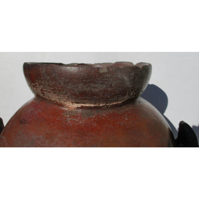 1910s Antique African Burkina Faso Storage Jar Circa 1900 For Sale - Image 5 of 15