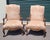 1990s Fine Pair of Large High Back Georgian Style Armchairs For Sale - Image 9 of 12