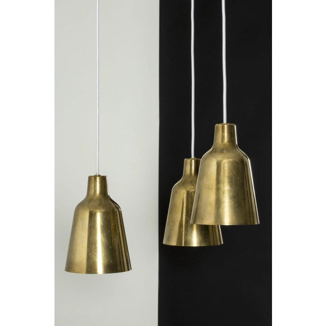 1940s Brass Ceiling Lamp by Hans Bergström for Ateljé Lyktan For Sale - Image 5 of 9