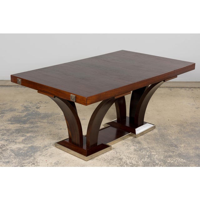 1930s Parisan Art Deco Rosewood Dining Table For Sale - Image 18 of 18