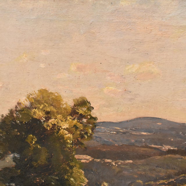 Louis-Alexandre Cabié, French Rural Painting, 1912, Oil on Canvas For Sale - Image 8 of 11