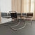 Black Leather Chrome Cantilever Mies Van Der Rohe Mr10 Chairs for Knoll For Sale In New York - Image 6 of 10
