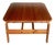 Danish Square Solid Teak Side or Coffee Table, 1960s For Sale
