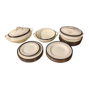 Antique China Service by Cauldon, Staffordshire England- 26 Pieces
