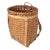 Unusual Vintage Small Childs Size Hand Woven Splint Backpack From Maine For Sale