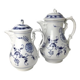 Image of Meissen Porcelain Tea Pots