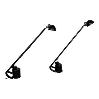 Italian Modern Dobermann Table Lamps by Elio Martinelli for Martinelli Luce, 1970s , Set of 2 For Sale