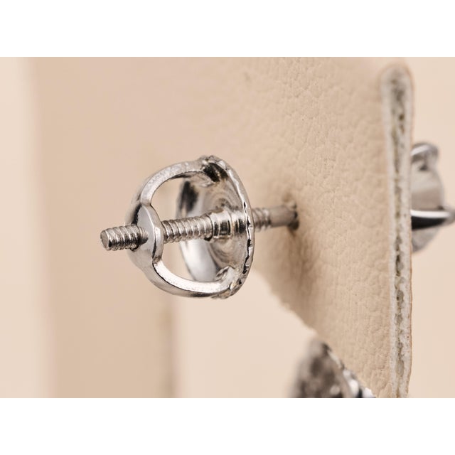 The Menten: Hollywood Glam Era Diamond Dangler Earrings, 2 Pieces For Sale In Philadelphia - Image 6 of 8