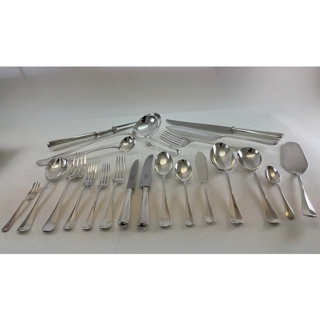 1980s A Set of Fish Eaters & Fish Servers, 26 Pieces,+ 12 Spoons Rattail- 38 pcs For Sale - Image 11 of 16