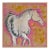 Pink Lady by Donna Bernstein, Art Print in Gold Frame, Small For Sale