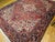 Vintage Persian Heriz Rug, Hand-Knotted Wool, Geometric Medallion Pattern, Red & Navy, 9x11 For Sale In Chicago - Image 6 of 17