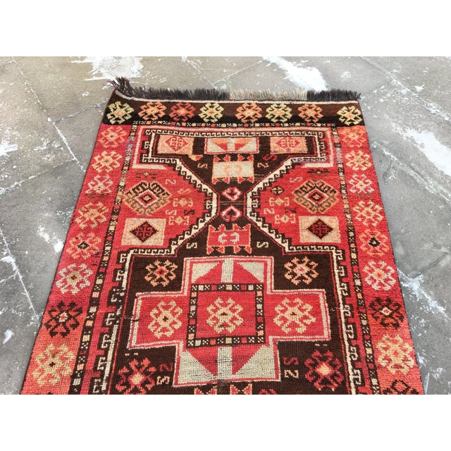 1960s Vintage Turkish Nomad Rug - 3′2″ × 5′2″ For Sale - Image 4 of 7