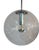 Glass and Chrome Globe Lamp from Glashütte Limburg For Sale