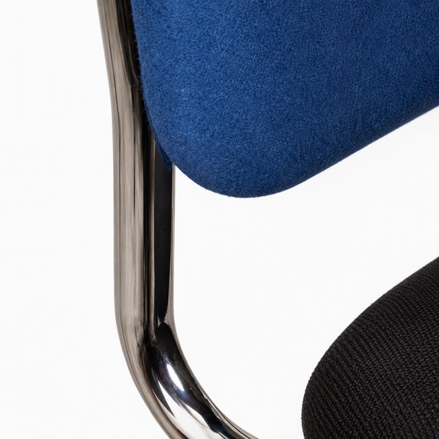 Mid-Century Modern Knoll Cesca Fully Upholstered Counter Stool by Marcel Breuer (Brand New) For Sale - Image 3 of 6