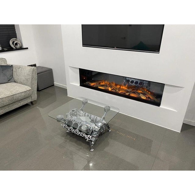 Jaguar V8 Engine Block Coffee Table | Chairish
