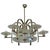 Vintage Bohemian Bauhaus Nickel Chandelier, 1932 For Sale - Image 6 of 6
