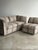 1980s Vintage Postmodern Three-Piece Modular Sectional Sofa, C. 1980s For Sale - Image 5 of 18