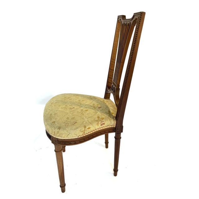 Set of Louis XVI Style Side Chairs, France, 1930s For Sale - Image 4 of 15