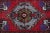 Red 1960s Turkish Vintage Hand Knotted Doormat Rug For Sale - Image 8 of 13