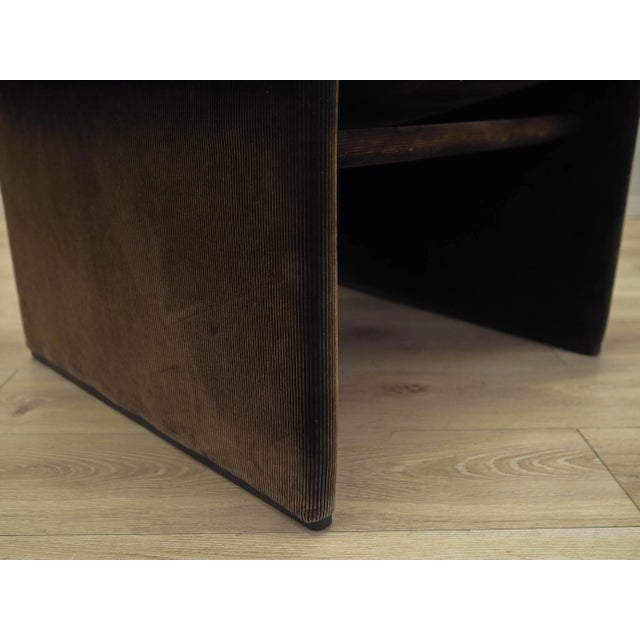 Italian Corduroy Armchair, Italy, 1970s For Sale - Image 14 of 18