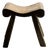 Antique Indonesian Teak Four-Legged Stool, 1980s For Sale