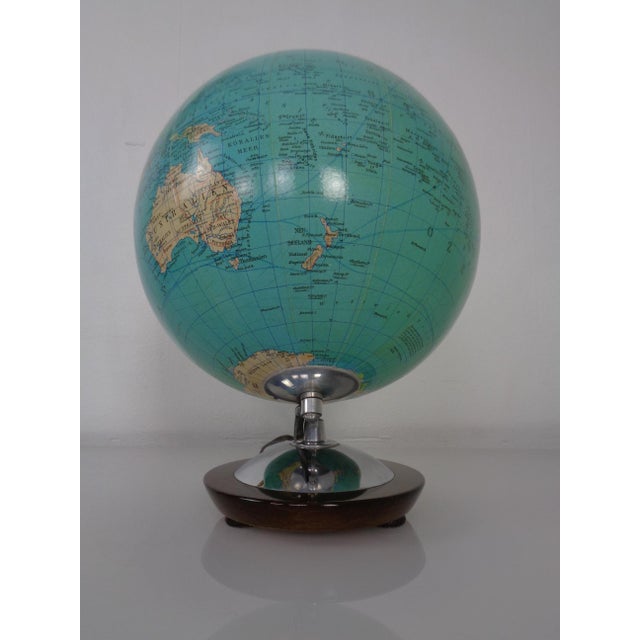 Vintage Illuminated Glass Globe by Paul Oestergaard for Columbus, 1960s For Sale - Image 9 of 18