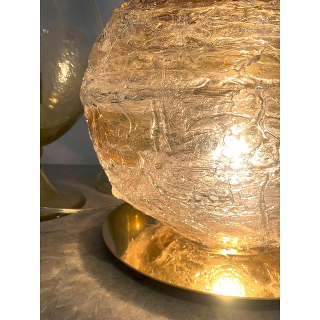 Primordiale Table Lamp with Amber Murano Glass Sphere from Venini, 2011 For Sale - Image 6 of 11